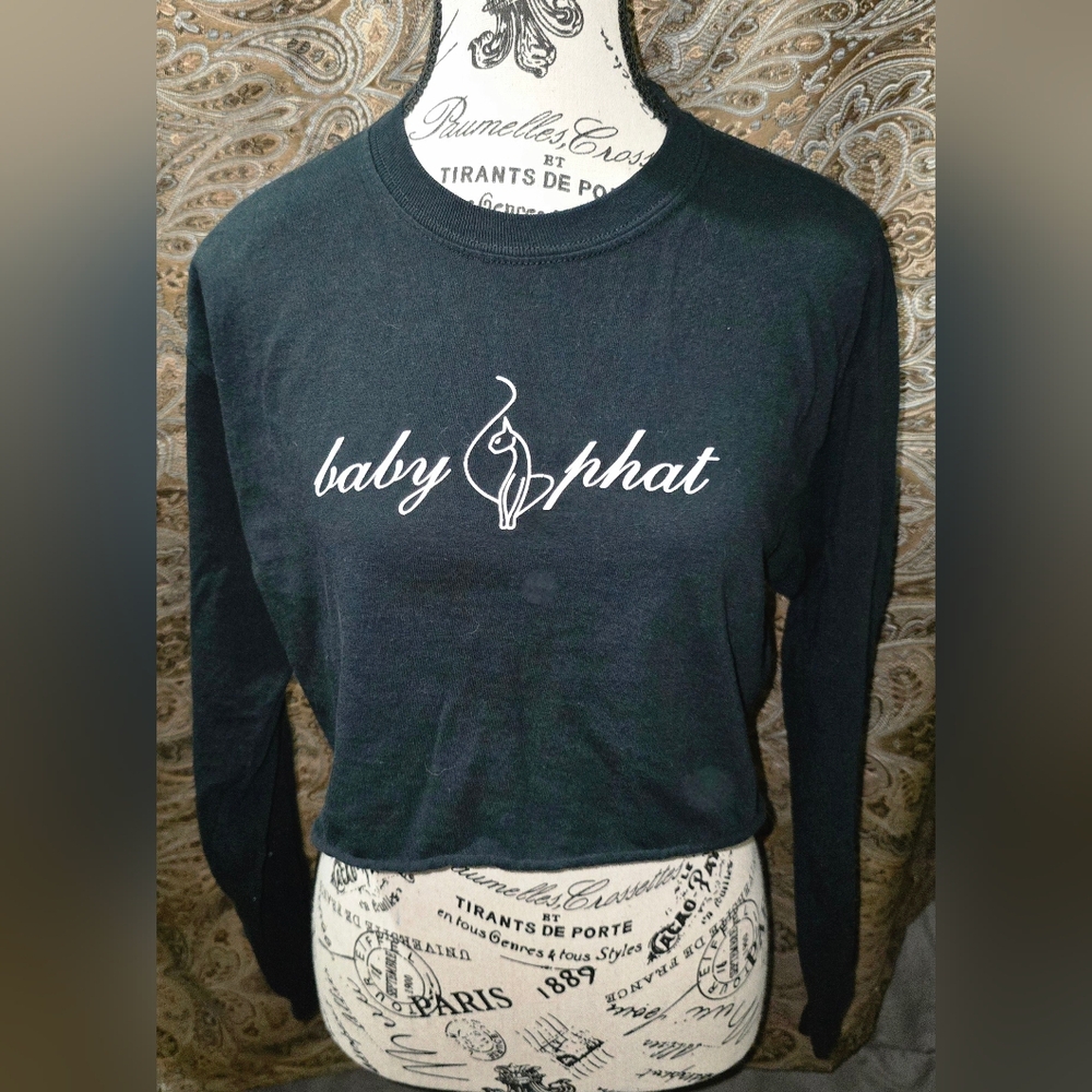 Baby Phat Black Long Sleeve Top